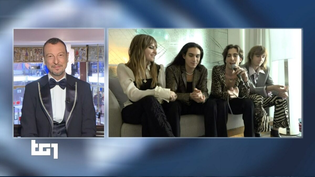 Måneskin super ospiti al Festival di Sanremo 2022