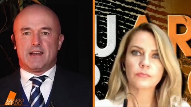 Quarto Grado: Gianluigi Nuzzi e Alessandra Viero, positivi al Covid, in onda in sicurezza da casa (video)