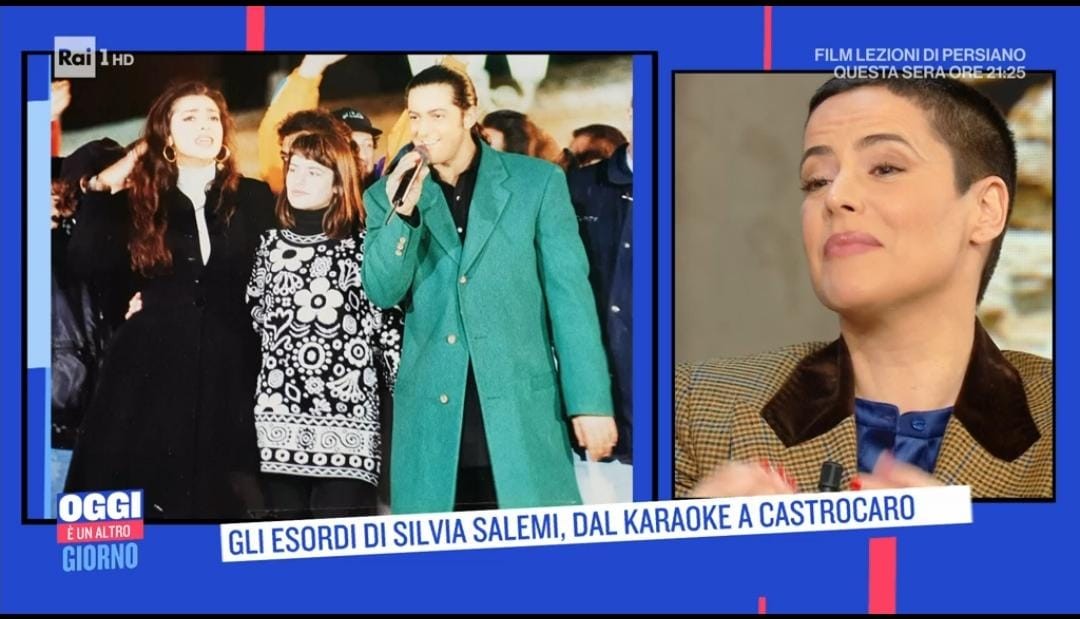 Silvia Salemi ospite a “Oggi è un altro giorno”: dal Karaoke di Fiorello a Sanremo
