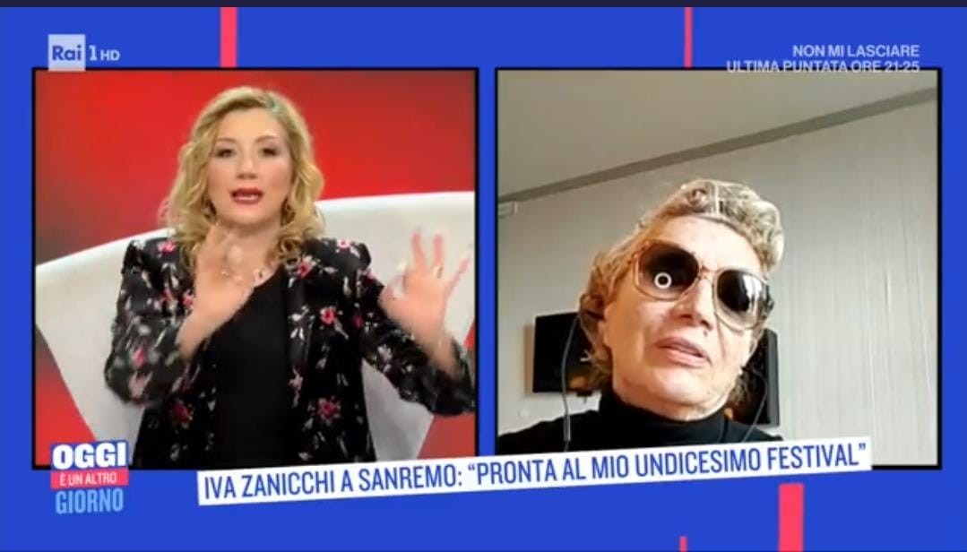 Iva Zanicchi: “Se vinco il Festival di Sanremo, il giorno dopo – a Domenica In- mi presento in bikini”