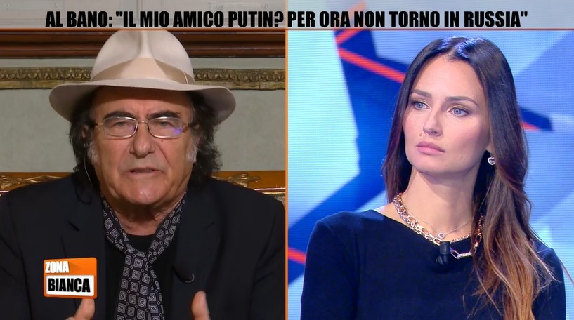 Guerra Ucraina – Russia, Al Bano a Zona Bianca: “Sono un uomo di pace” (video)