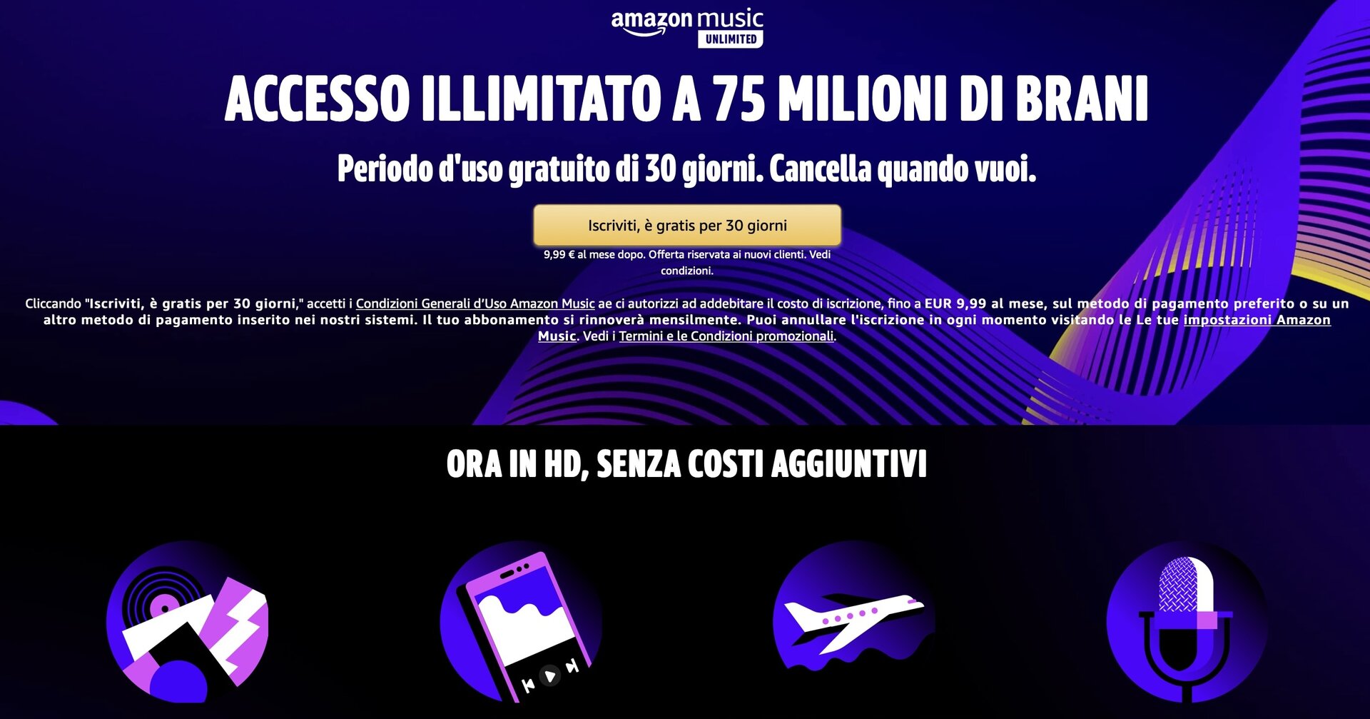 Amazon Music Unlimited Abbonamento