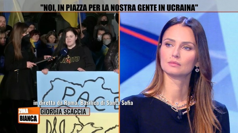 Guerra Ucraina – Russia, Anna Safroncik a Zona Bianca: “Sotto choc da 4 giorni” (Video)