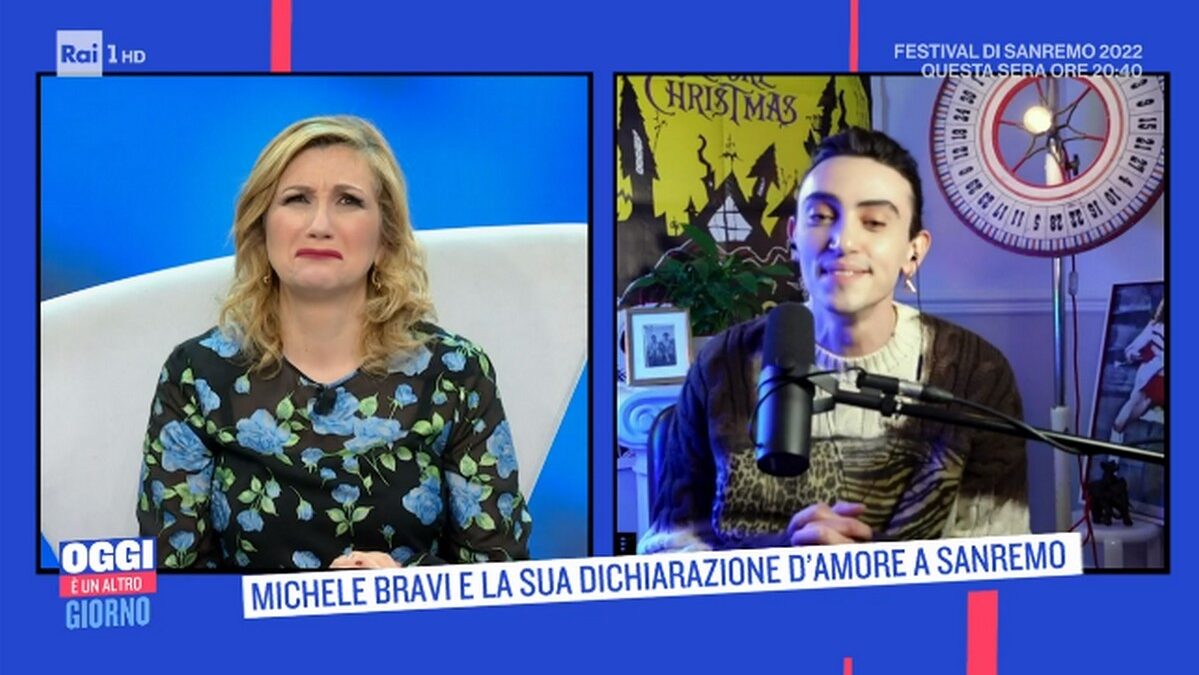Serena Bortone e la domanda a Michele Bravi sull’incidente stradale (VIDEO)