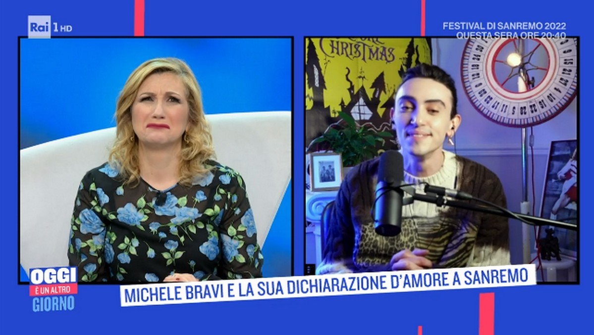 Serena Bortone e la domanda a Michele Bravi sull’incidente stradale (VIDEO)