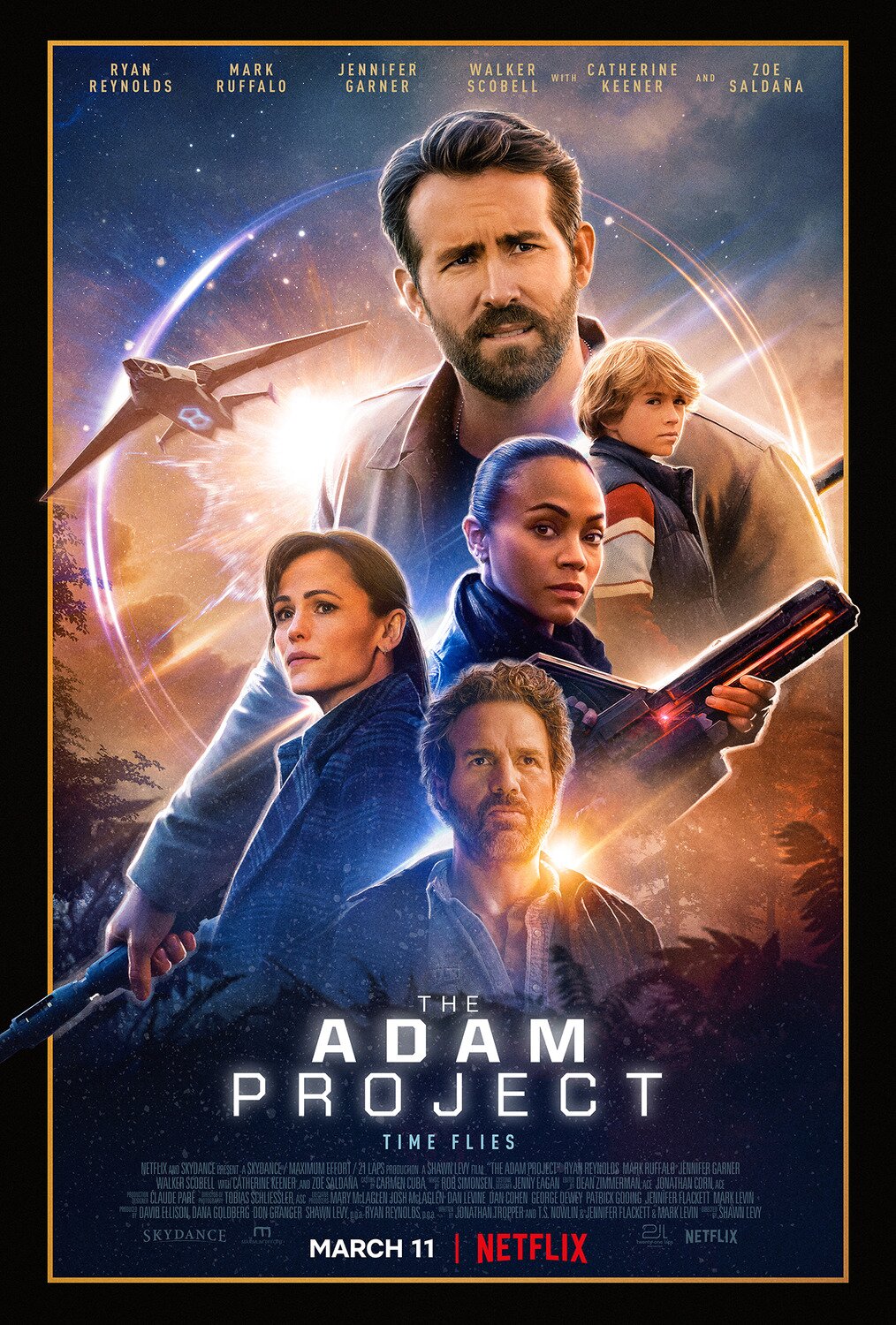 The Adam Project: nuovo poster ufficiale del film Netflix con Ryan Reynolds