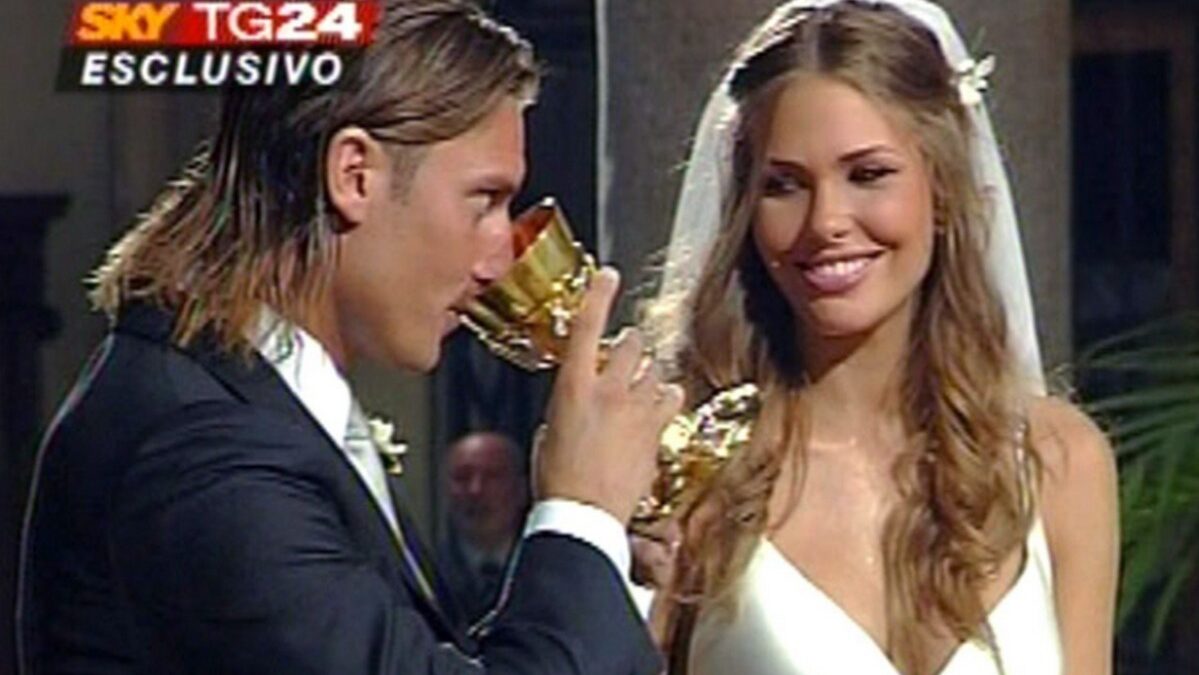 Ilary Blasi e Francesco Totti, un matrimonio anche con la tv