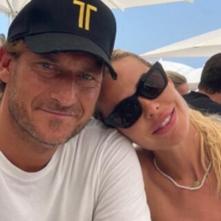 Ilary Blasi e Francesco Totti Blob