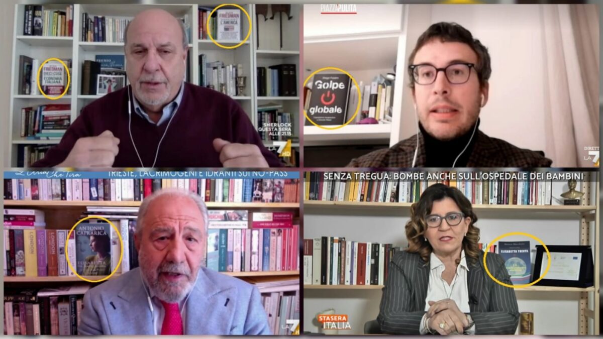 Talk, quando la promozione è “alle spalle”. L’ultima moda degli ospiti in collegamento