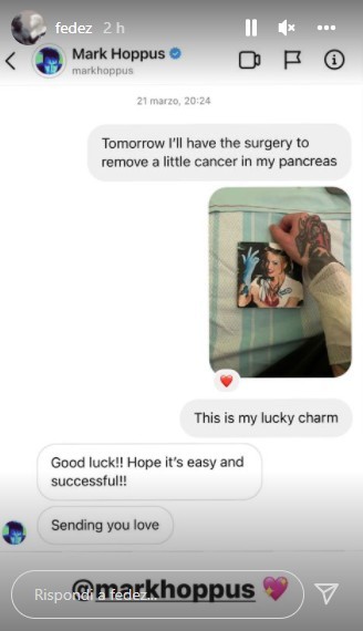 Fedez: il messaggio di Mark Hoppus dei Blink 182