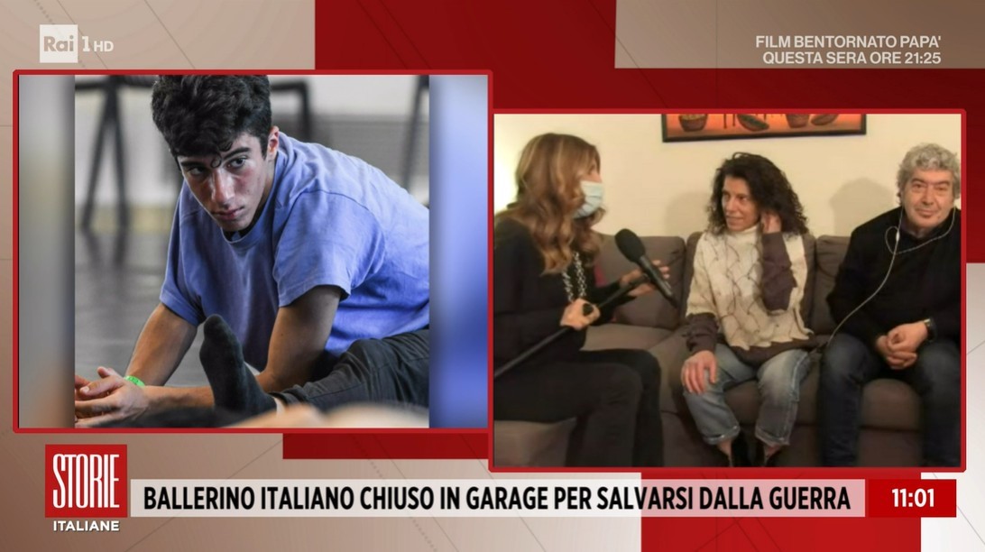 Giordano Signorile è salvo, la mamma a Storie italiane: “Prelevato da un soldato ucraino”