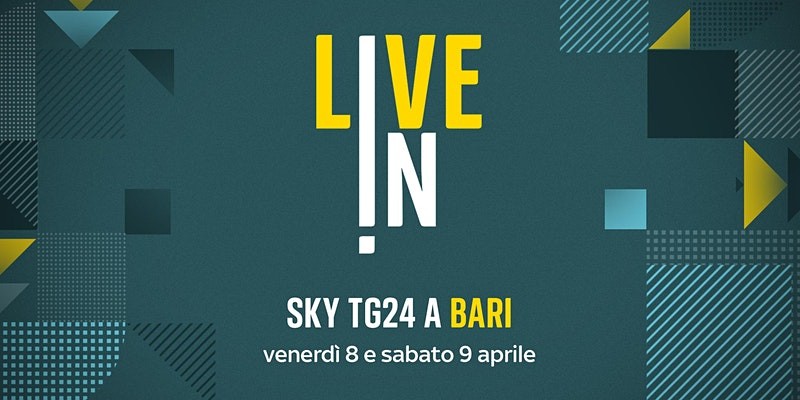 Sky Tg24 torna Live: si riparte ad aprile da Bari