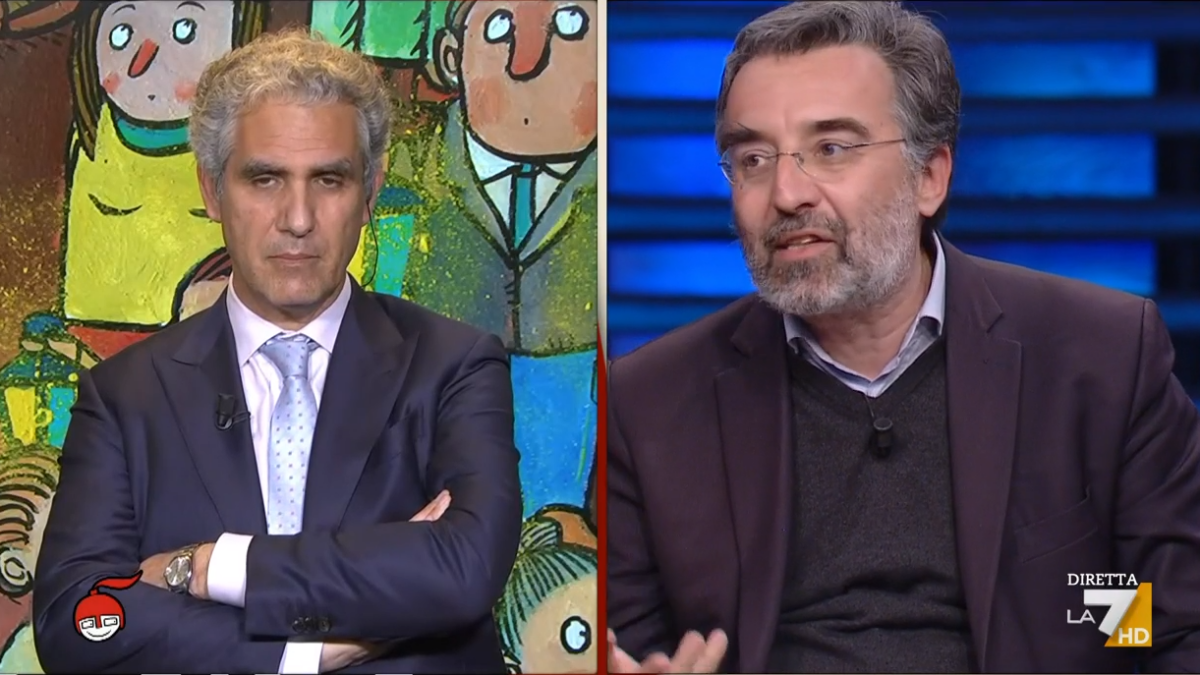 DiMartedì, Damilano contro Foa: “Da Presidente Rai collaborava con Sputnik e Russia Today”