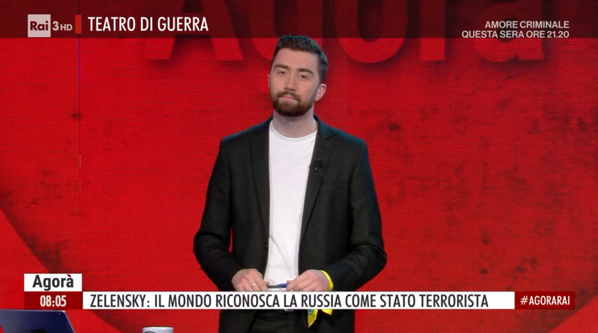 Agorà, puntata speciale nella giornata nazionale dedicata alla vittime del covid: Marco Carrara a Bergamo