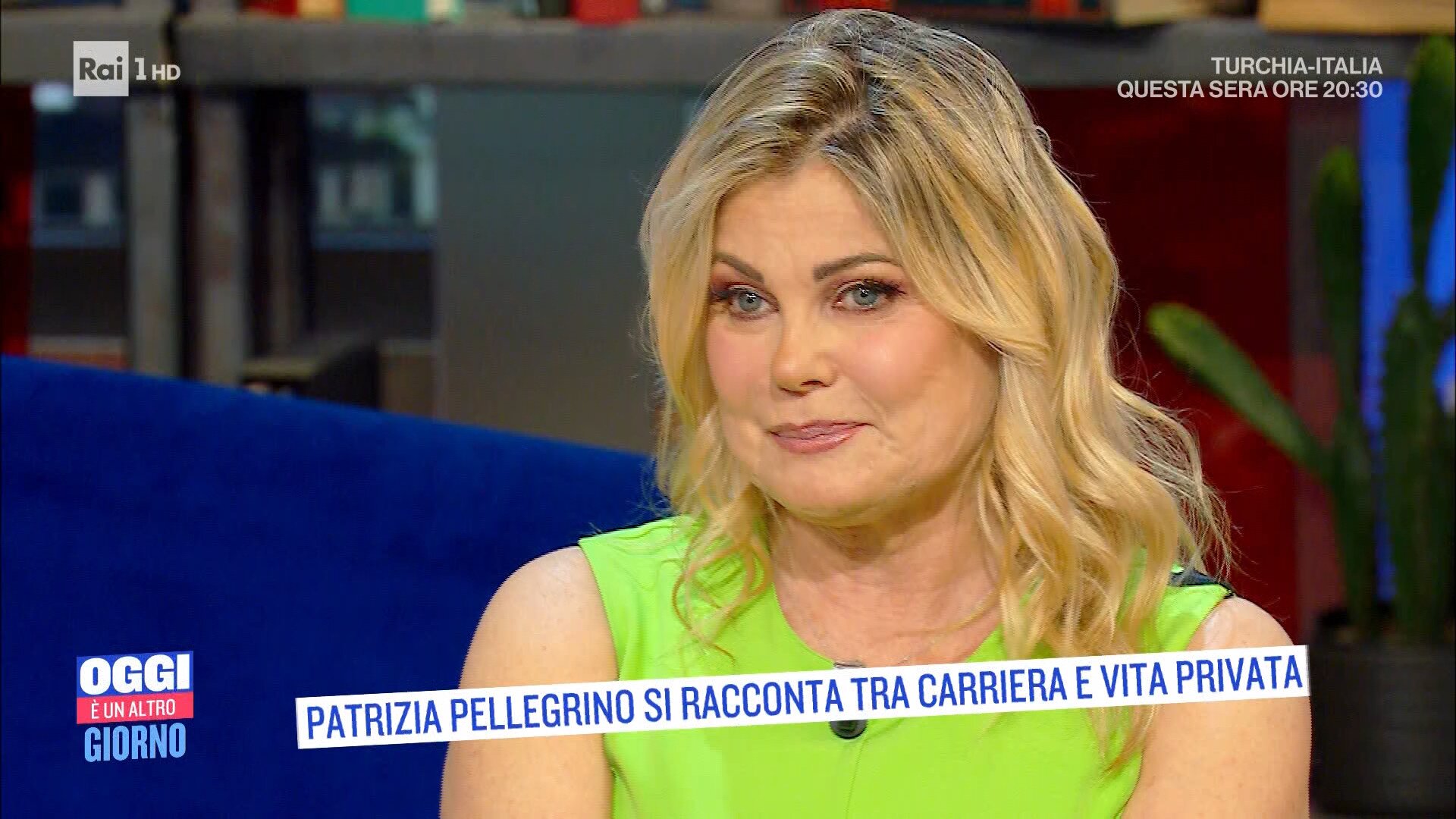 Patrizia Pellegrino a Oggi è un altro giorno: “La mia love story con Alberto di Monaco. Sono stata sfortunata in amore”