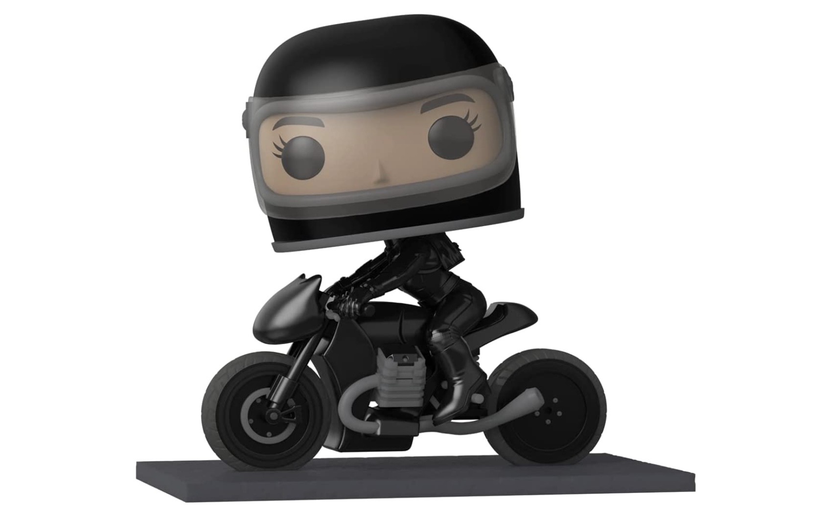 Selina on Motorcycle