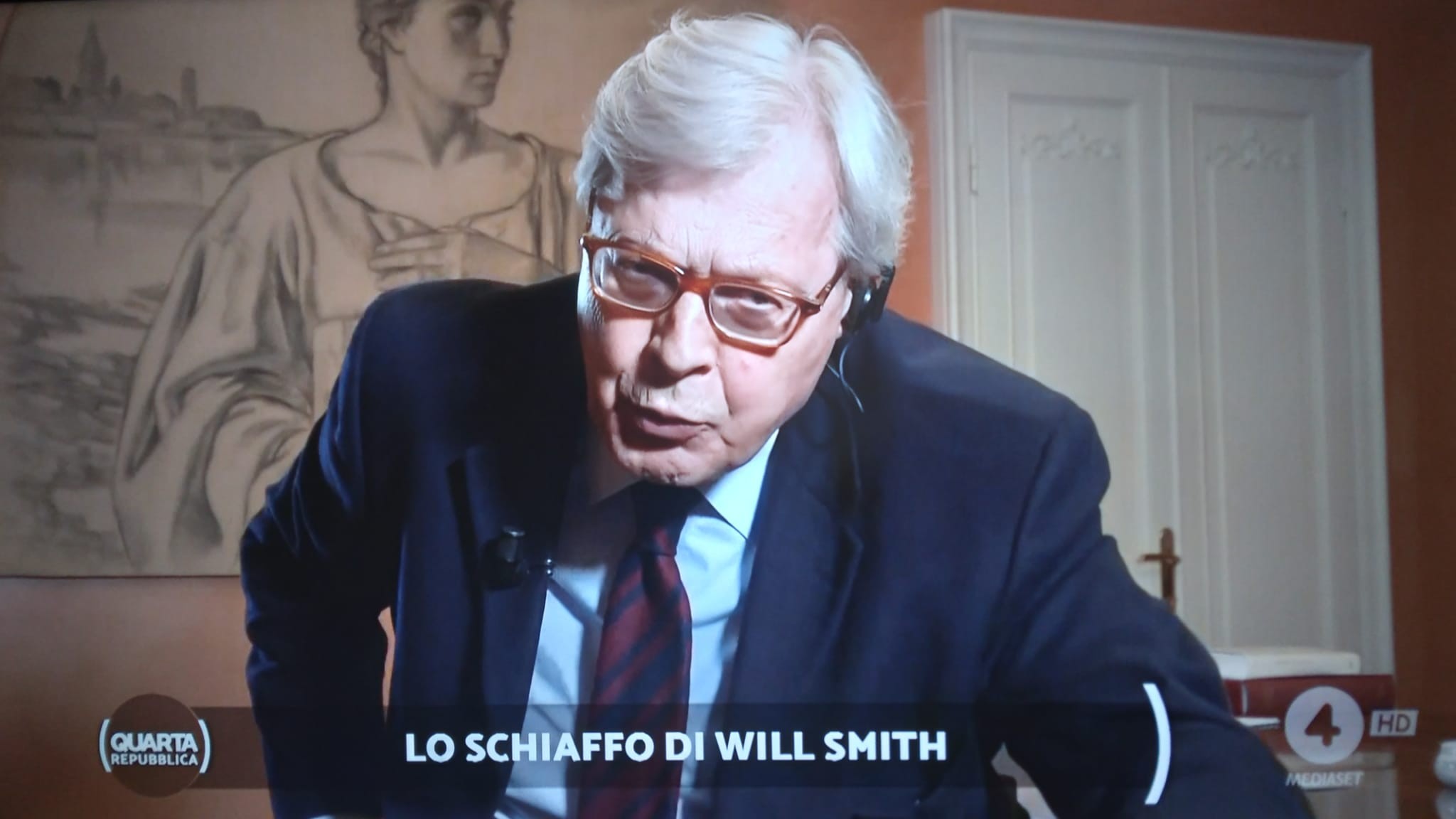 Vittorio Sgarbi difende Will Smith: “Reazione legittima e nobile. Io avrei dato due pugni”