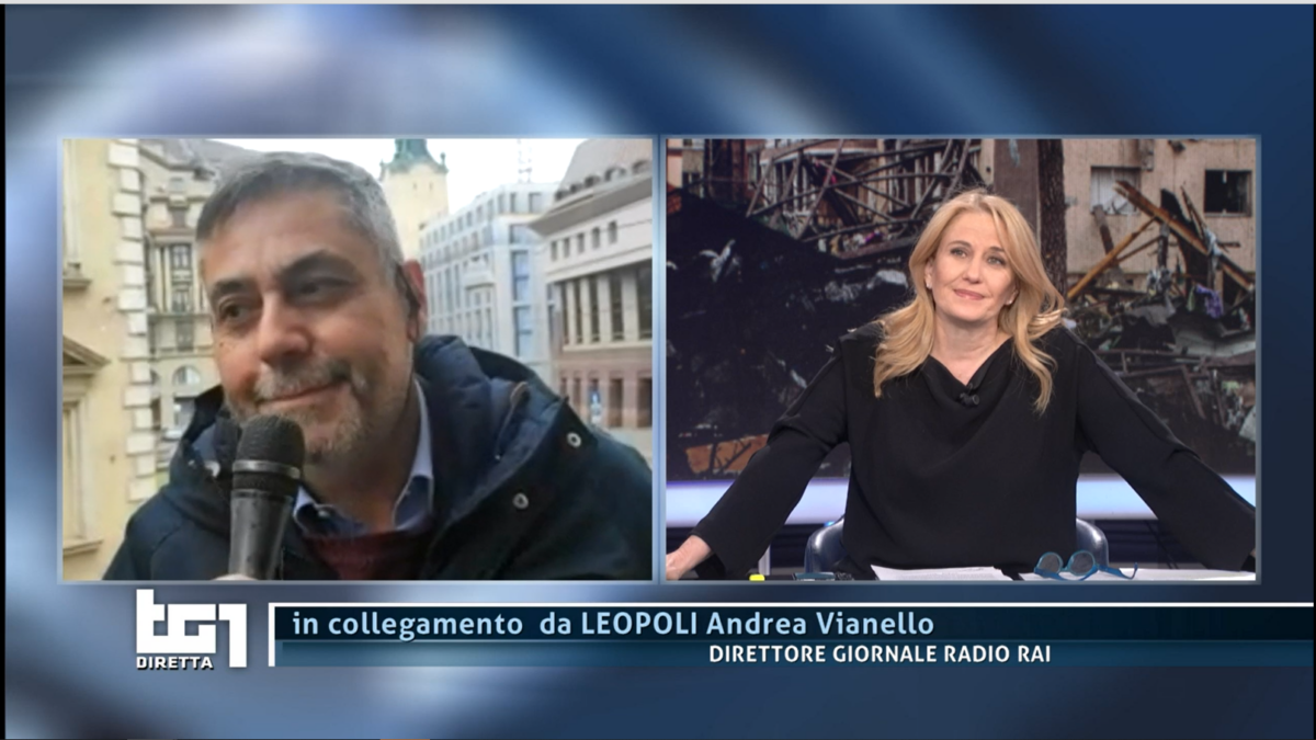 Andrea Vianello (Gr1) e Monica Maggioni (Tg1), da Leopoli il ‘nuovo corso’ dell’informazione ammiraglia