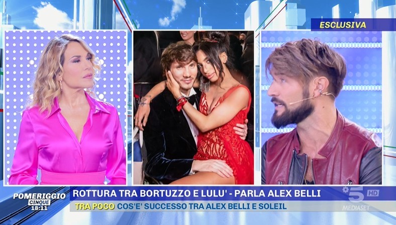 Alex Belli a Pomeriggio 5: la verità sulla rottura tra Manuel Bortuzzo e Lulù Selassié (video)