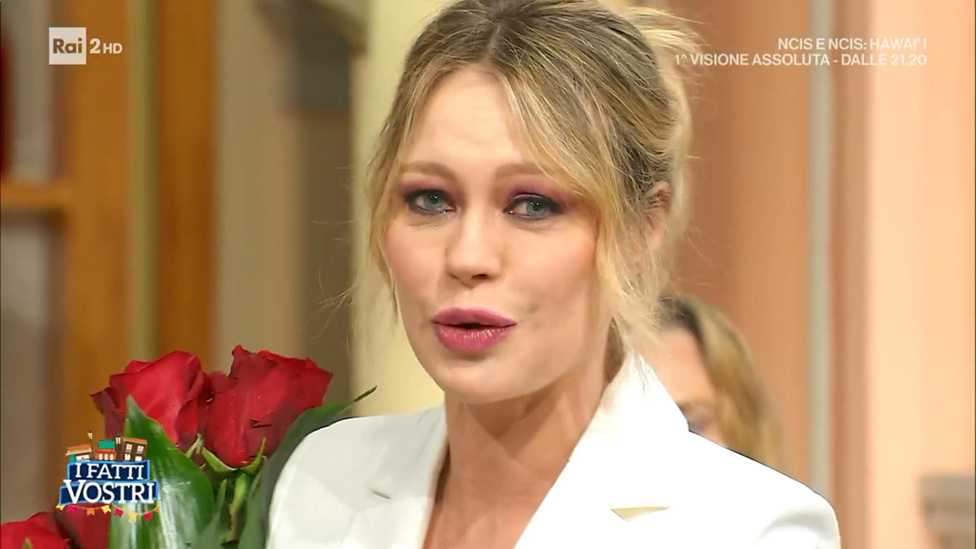 I Fatti Vostri, Anna Falchi si commuove in diretta per gli auguri di Salvo Sottile