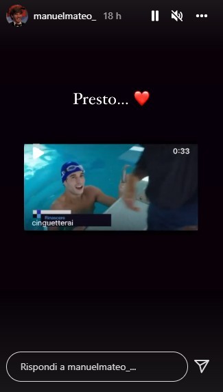 Manuel Bortuzzo in Rinascere