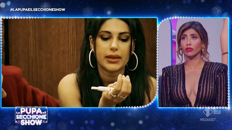 La Pupa e il secchione show, Maria Laura litiga con Mila per Paolo Brosio: “Non me ne vergogno” (video)
