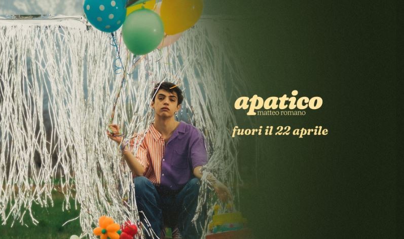 Apatico, Matteo Romano: testo e significato, ascolta la canzone