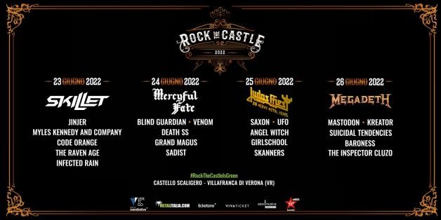 Rock The Castle 2022: lineup completa, biglietti, informazioni sul festival