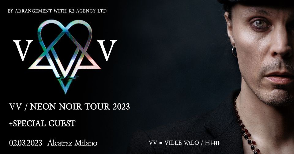 Ville Valo: a Marzo in concerto all’Alcatraz di Milano