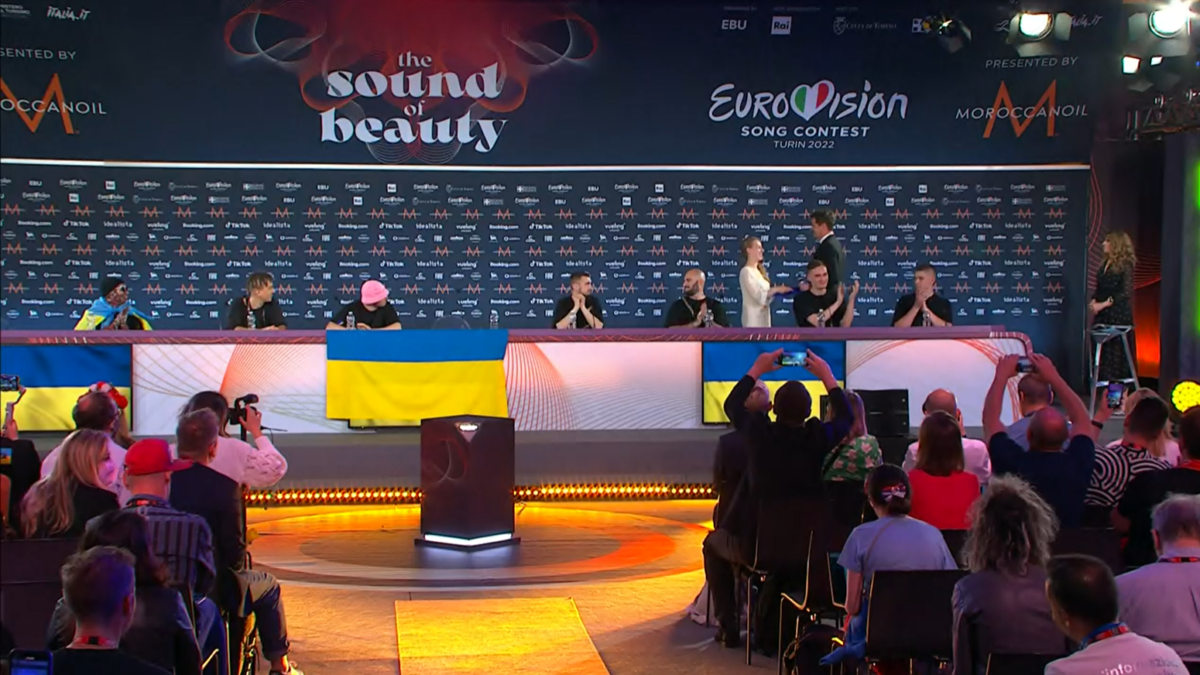 Eurovision 2022, la conferenza stampa dei vincitori