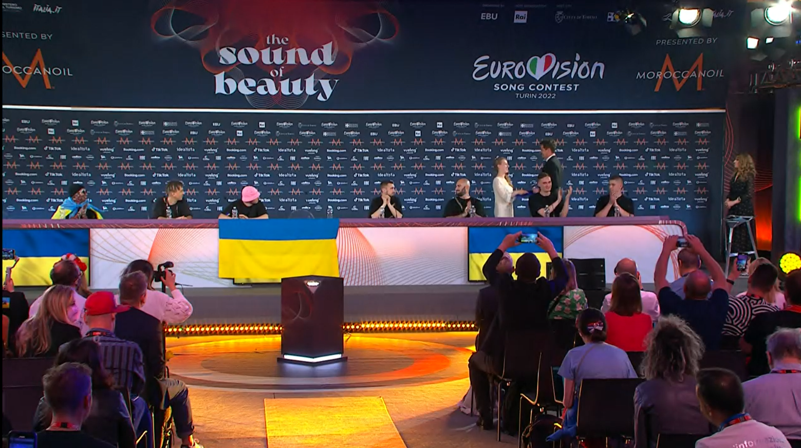 Eurovision 2022, la conferenza stampa dei vincitori
