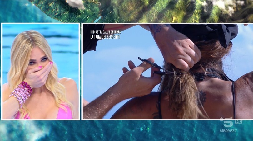 L’Isola dei Famosi 16, Guendalina Tavassi taglia i capelli per incontrare il fidanzato Federico (video)