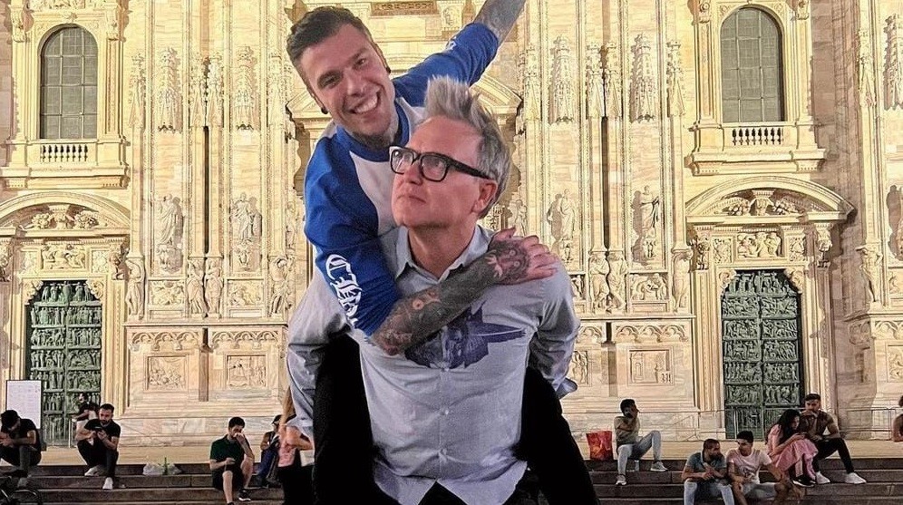 Fedez incontra Mark Hoppus dei Blink 182, il racconto del rapper: “Vi confesso che ho pianto come un bambino”