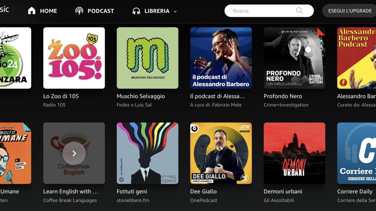 Amazon regala 5 euro a chi ascolta un podcast. Tutti i dettagli
