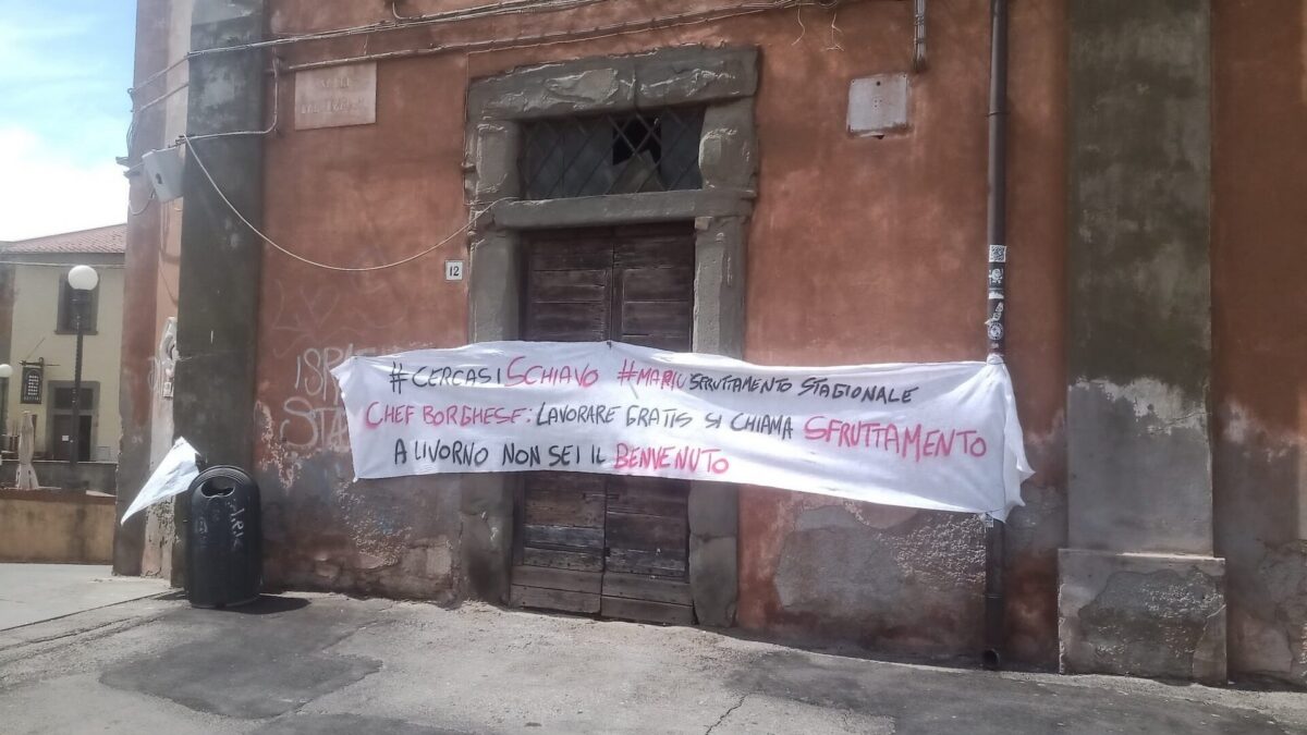 Alessandro Borghese: accoglienza polemica a Livorno. “Il lavoro si paga sempre. Non sei il benvenuto”
