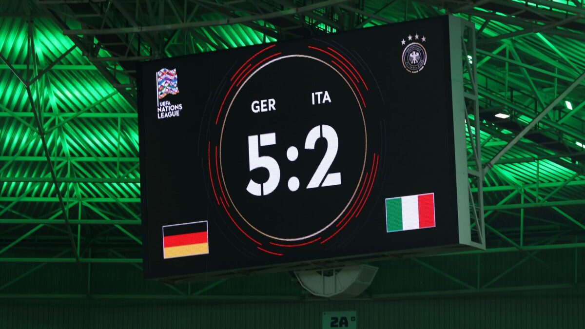 Ascolti tv martedì 14 giugno 2022: Germania – Italia vince la serata con 5,8 milioni
