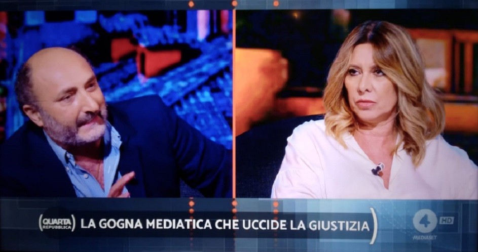 Quarta Repubblica, Marco Lillo: “Un’assoluzione non è notizia”. Gaia Tortora si infuria