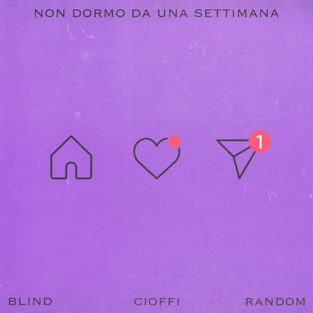 Non dormo da una settimana, Blind, Random, Cioffi: testo, video, significato della canzone