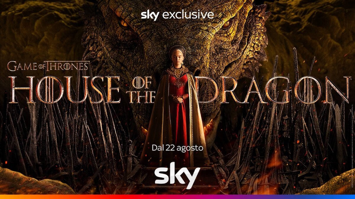 Serie Tv ad Agosto 2022 su Sky e NOW: non solo House of the Dragon (in contemporanea)