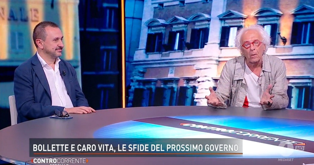 Controcorrente, Gentili: “È stato asprissimo”. Mughini la corregge: “Asperrimo”. E viene ripreso