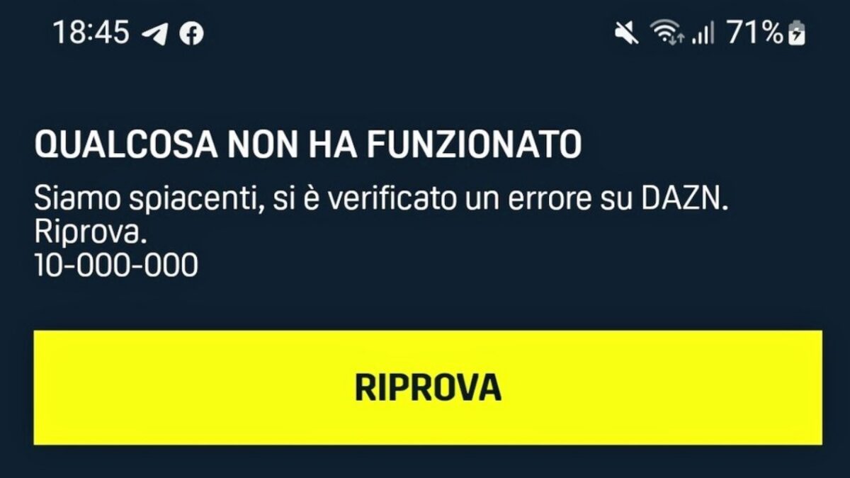 Dazn, ancora disservizi nella visione della partite di Serie A: “Stiamo lavorando per risolvere, ci scusiamo”