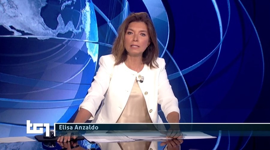 Tg1, Elisa Anzaldo è tornata alla conduzione