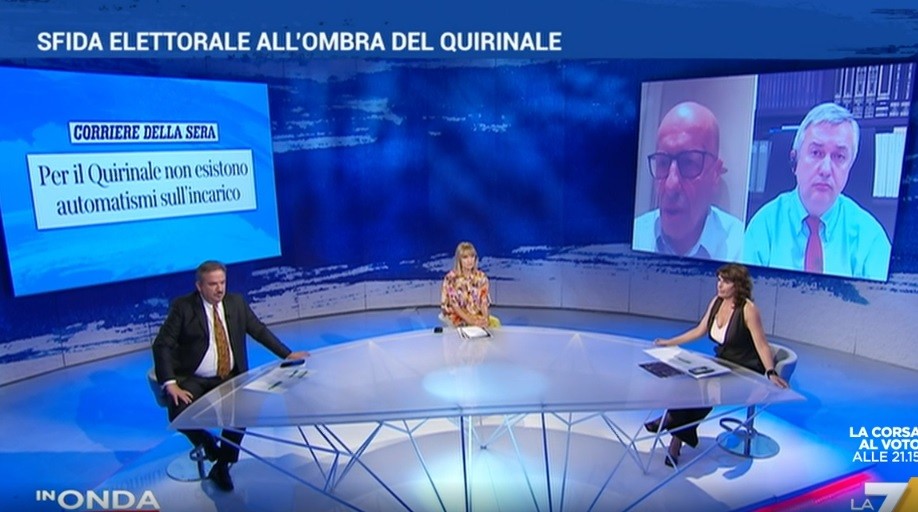 In Onda riprende le parole di Tajani a Controcorrente. Ma non cita la fonte