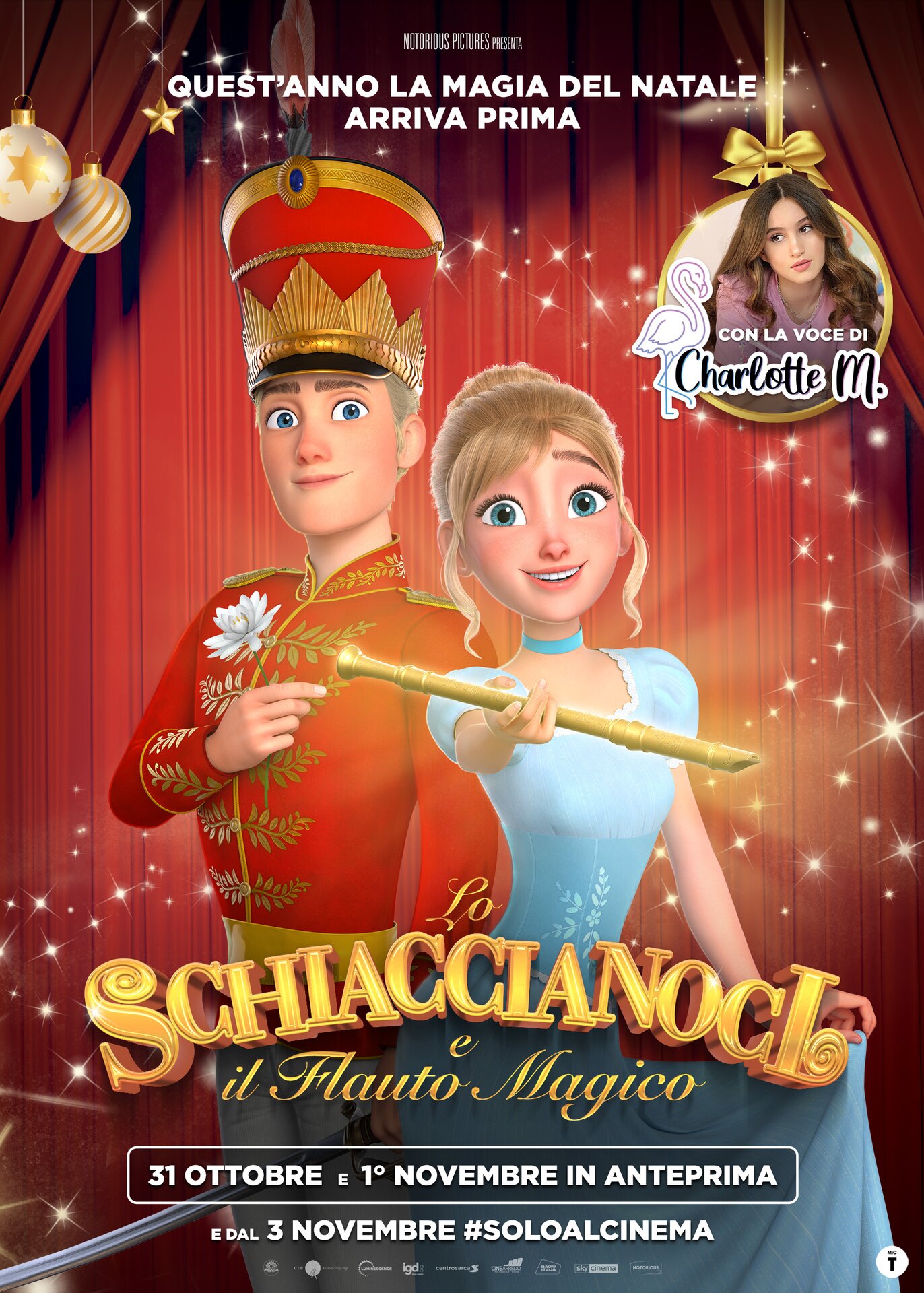 Lo schiaccianoci e il flauto magico: nuovo poster italiano del film d’animazione al cinema dal 3 novembre