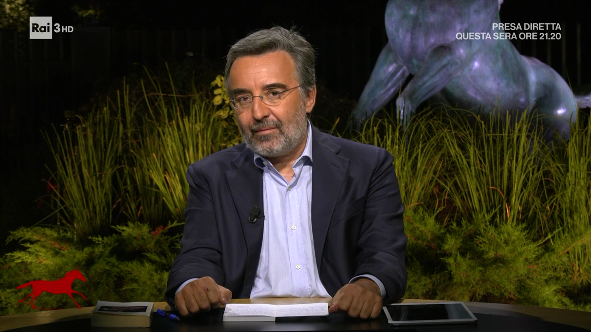 Il cavallo e…lo sforo. In due mesi Damilano ha raddoppiato la durata del suo programma