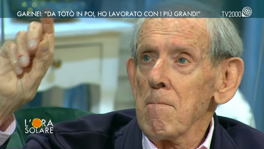 Enzo Garinei, Totò e l’arte dell’improvvisazione. Il toccante intervento: “Lassù non vi preoccupate, verrò e vi farò da spalla”