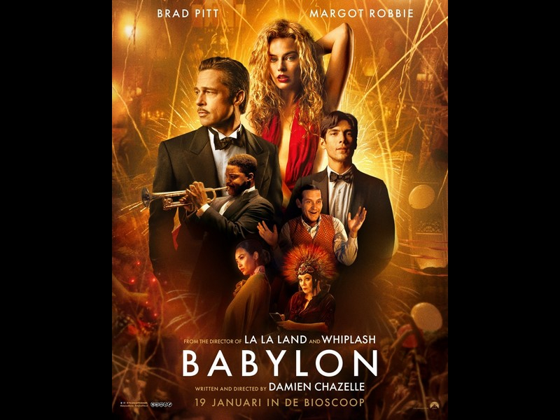 Babylon: due nuovi poster del film con Brad Pitt e Margot Robbie