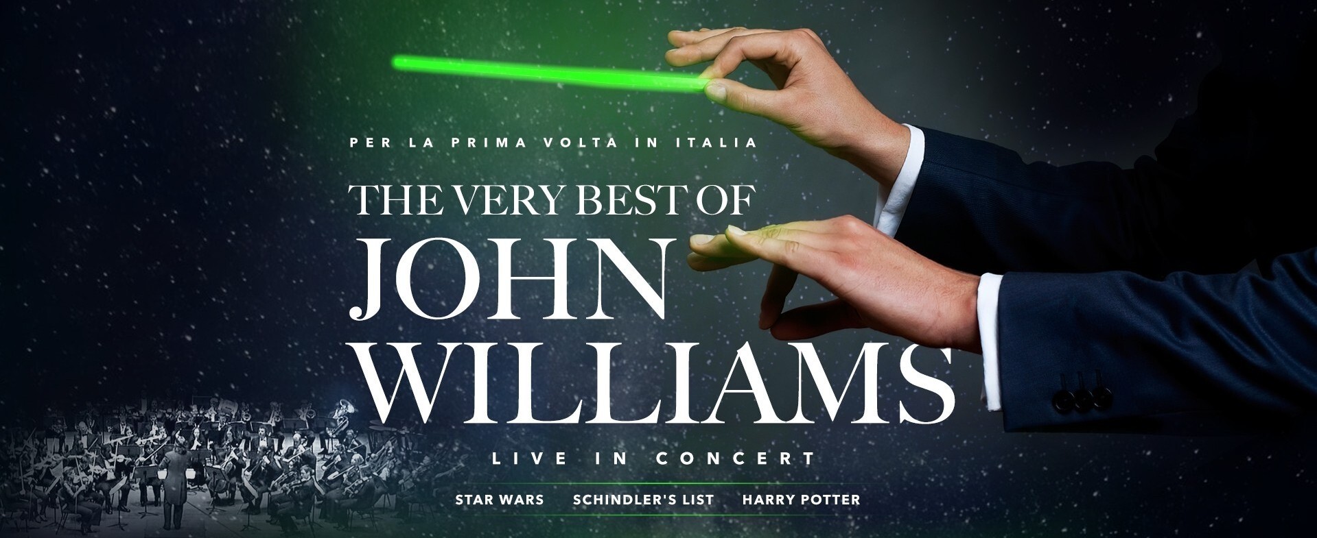 The Very Best of John Williams: 6 concerti italiani di Matthias Kendliger e la K&K Philharmonic Orchestra