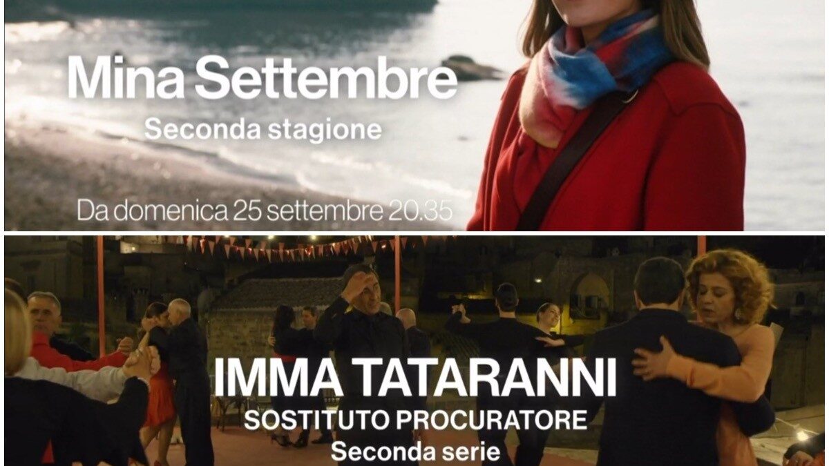 Mina Settembre 2 e Imma Tataranni 2, nuovi orari e nuove date per la loro partenza su Raiuno