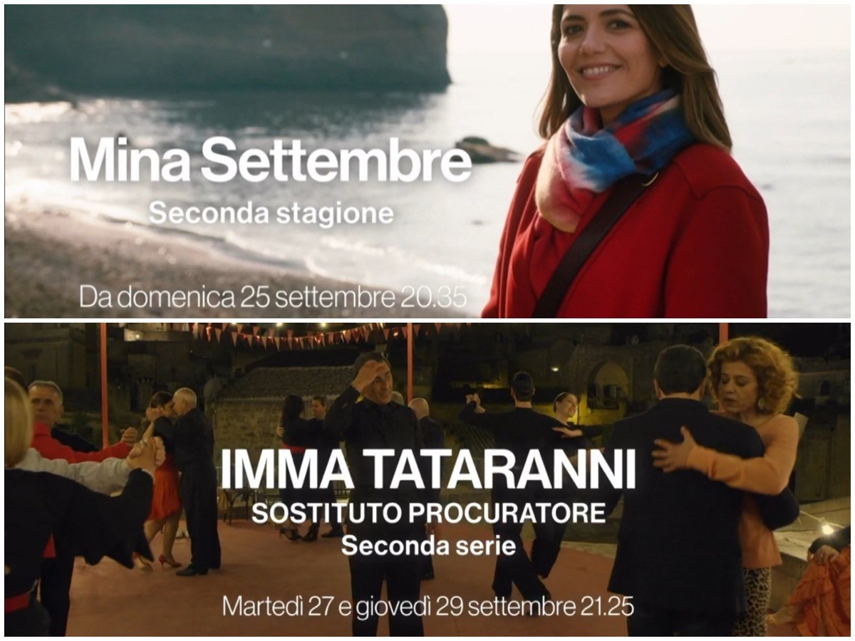 Mina Settembre 2 e Imma Tataranni 2, nuovi orari e nuove date per la loro partenza su Raiuno